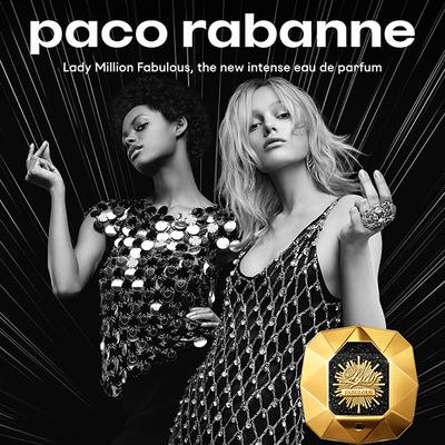 PACO RABANNE LADY MILLION FABULOUS EAU DE PARFUM WITH BODY LOTION ANDMEGA SPARY 135ml - Women Perfumes (Edt/Edp)
