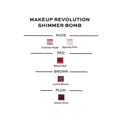 Revolution Shimmer Bomb Glimmer Nude 4.5 ml - Lip Glosses
