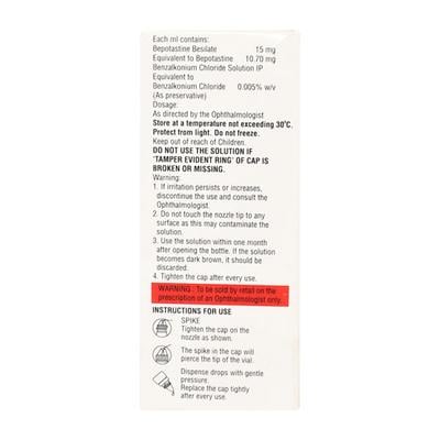 Beipos Eye Drops 5ml - Eye conditions-Oph