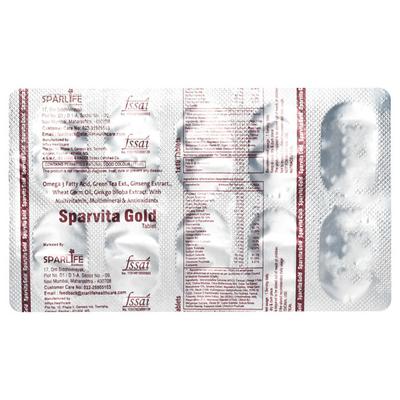 SPARVITA GOLD Tablet 10's - Supplements-Vam