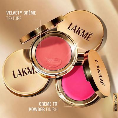 Lakme 9 to 5 Powerplay Velvet Creme Blush - Pink Rose 9 gm - Blushes