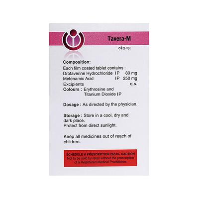 Tavera M Tablet 10'S - Muscle Spasm-Ant