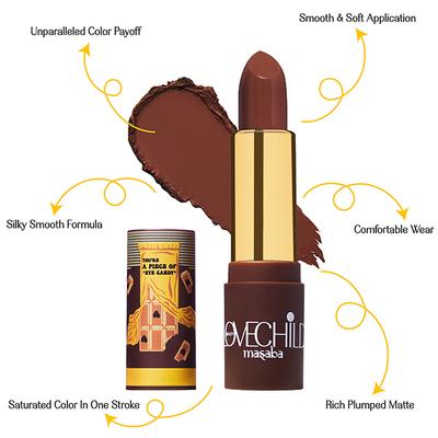 LoveChild Masaba For the Kid in You 11 Barfee Luxe Matte Lipstick 4 gm - Lipsticks