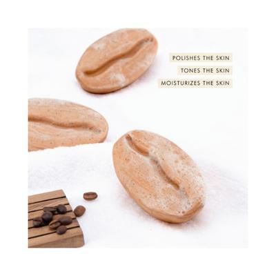 mCaffeine Cappuccino Coffee Bathing Bar pH 5.5 Soap Free Syndet Bar 2's - Soaps