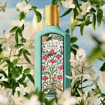 Gucci Flora Gorgeous Jasmine Eau De Parfum For Women 50 ml - Women Perfumes (Edt/Edp)