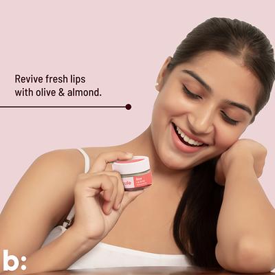 Biocule Glow Lip Scrub Balm For Bright, Spotless Lips, Peppermint Flavour, 100% Natural 12 gm - Lip Scrubs