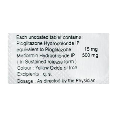 Pioz MF 15mg Tablet 10'S - Diabetes-Ant