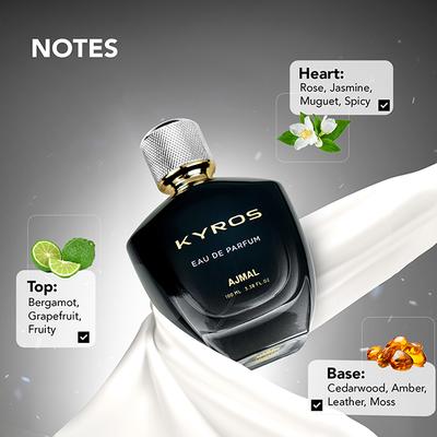 Ajmal Kyros EDP for Unisex 100 ml - Perfumes (Edt/Edp)