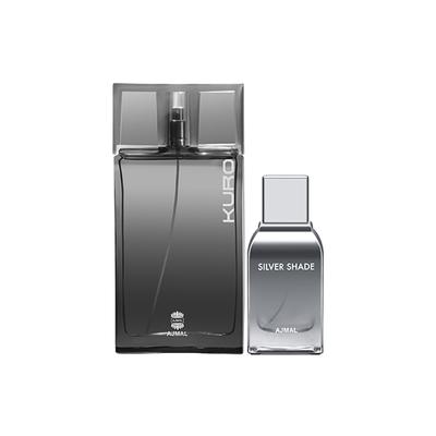 Ajmal Kuro EDP Aromatic Spicy Perfume And Silver Shade EDP Citrus Woody Perfume 190 ml - Men Perfumes (Edt/Edp)
