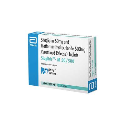 SIAGLIDE M 50/500 Tablet 15's - Diabetes-Ant