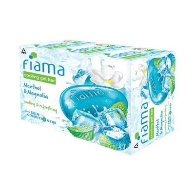 Fiama Cooling Gel Bathing Bar Menthol & Magnolia 375g 3's - Soaps