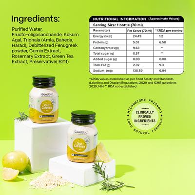 The Good Bug Gut Cleanse - Prebiotic Colon Detox Shots 14s 14's - Multi-Vitamins