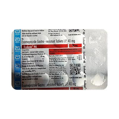 ESOKEM 40 Tablet 15's - Ulcer/Reflux/Flatulence-Aaa