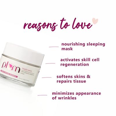 Bright Years Pm Infusions Sleeping Mask With Plant Stem Cell Extracts Revitalizes & Firms Skin 100 Gm - Masks & Peels