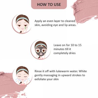 Swiss Beauty Rose Clay Mask 100 gm - Masks & Peels
