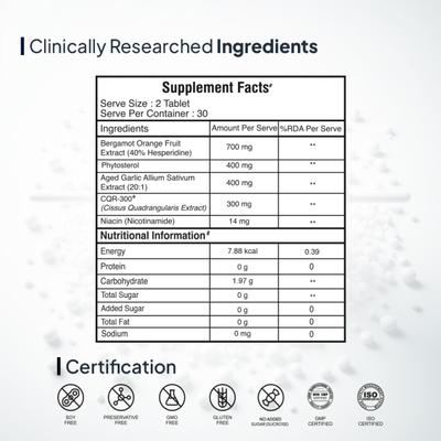 Miduty Cholest-Off Tablets 60's - Vital Health