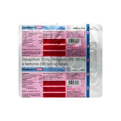DAPAFORD 10 VDM Tablet 15's - Diabetes-Ant