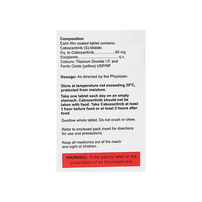 CAZANAT 60 Tablet 30's - Cancer Oncology-Cyt