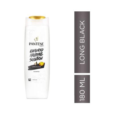 Pantene Advanced Hair Fall Solution Long Black Shampoo For Women 180 ml - Shampoos