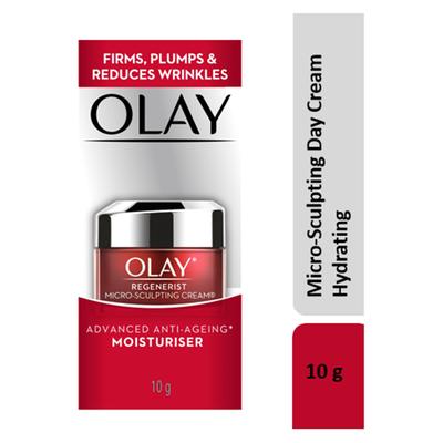 Olay Cream- Regenerist Microsculpting Moisturiser 10gm - Face Moisturizers