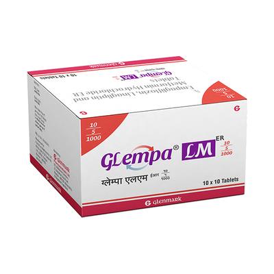 GLEMPA LM ER 10/5/1000 Tablet 10's - Diabetes-Ant