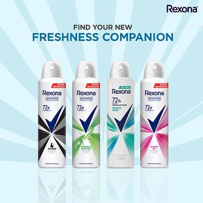 Rexona Shower Fresh Advanced Protection Anti-Perspirant Deodorant for Women 200 ml - Body Mist/Spray