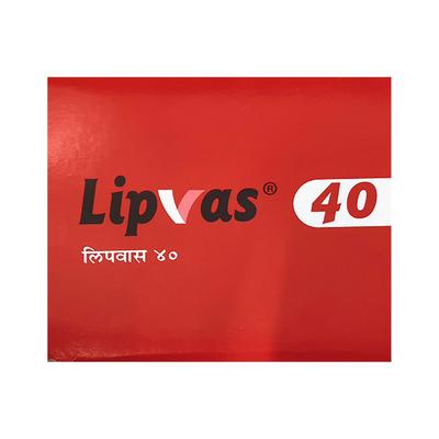 Lipvas 40mg Tablet 10'S - High Cholesterol-Dys