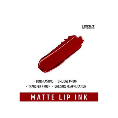 Insight Cosmetics Matte Lip Ink - 01 Red Ocean 4gm - Liquid Lipsticks
