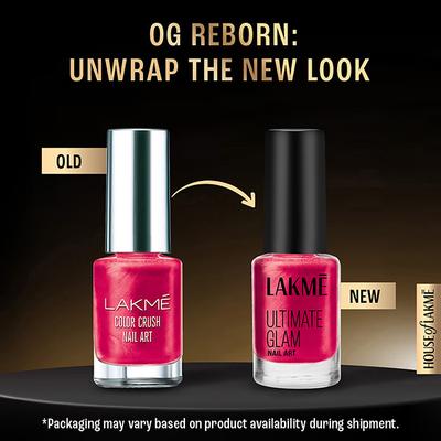 Lakme Color Crush Nailart M1 Ox Blood 6 Ml - Nail Polish