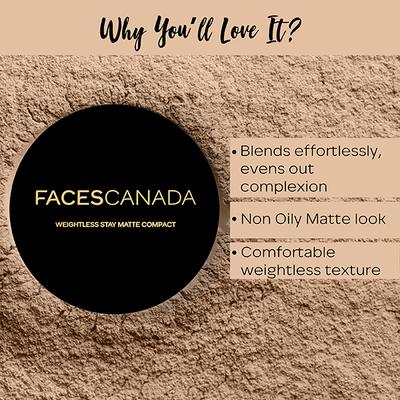 Faces Canada Get Your Glam On Kit - Kajal, Lipstick, Compact, Eyeliner, Mascara, Beauty Blender 1's - Makeup Kits & Sets