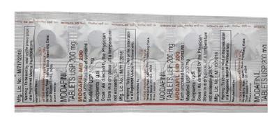 Modafil MD 200mg Tablet 10'S - ADHD
