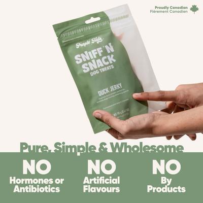 Purple Tails Sniff N Snack Dog Treat Duck Jerky 70 g - Pet Healthcare