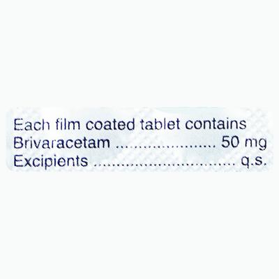 BRIVEPSY 50 Tablet 14's - Epilepsy/Convulsion-Ant