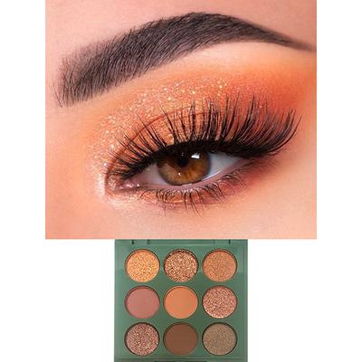 Miss Rose 9 Color Matte & Glitter Mini Eyeshadow Palette 7001 - 122N 02 7.5 gm - Face Palettes
