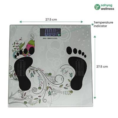 Sahyog Wellness Personal Digital Weighing Scale - White Color 1's - Weighing Scale