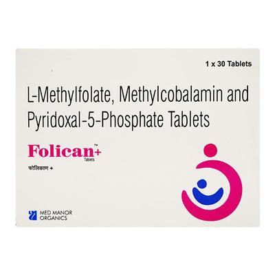 Folican Plus Tablet 30'S - Supplements-Vam