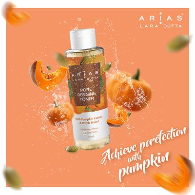 Arias By Lara Dutta Pore Refining Toner - Pumpkin Extract And Witch Hazel 100 ml - Toners