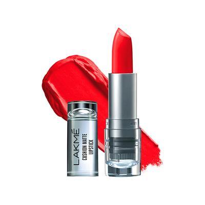 Lakme Cushion Matte Lip Red Bombshell 4.5 gm - Lipsticks