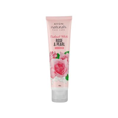Avon Naturals Face Care Rosy Glow Rose & Pearl Cleanser 100 gm - Face Wash & Cleansers