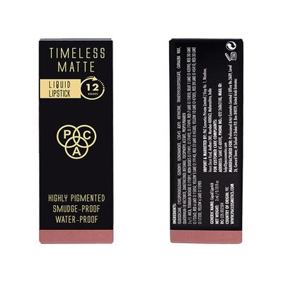 PAC Timeless Matte Mini 12H Longlasting Ultra Pigmented One Swipe Payoff Smudgeproof - Posh (3 ml) - Liquid Lipsticks