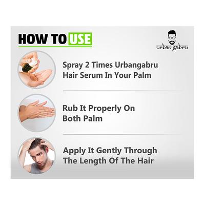 Urban Gabru Hair Serum - with Almond Oil 100ml - Hair Serums