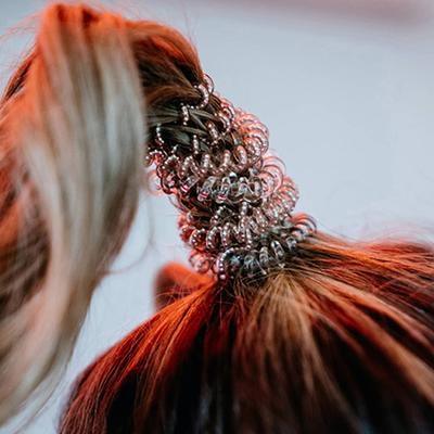 Invisibobble Original Bronze Of Beads 3's - Hair Clips/Bands