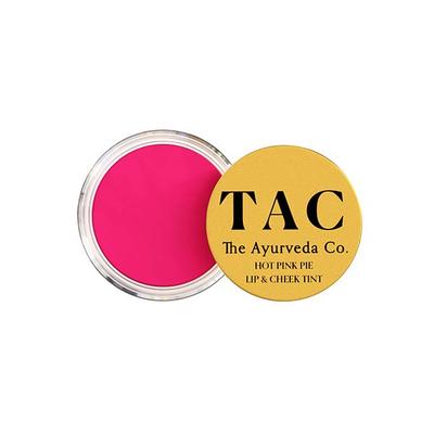 TAC - The Ayurveda Co. Hot Pink Pie Lip & Cheek Tint 5gm - Lip Stains & Tints