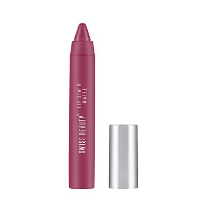 Swiss Beauty Lip Stain Matte Lipstick Lush Pink 3.4 gm - Lipsticks