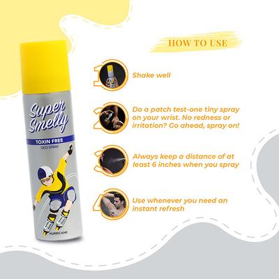 Super Smelly Hurricane Natural & Long Lasting Deodorant Body Spray 150 ml - Deodorants/Roll-Ons