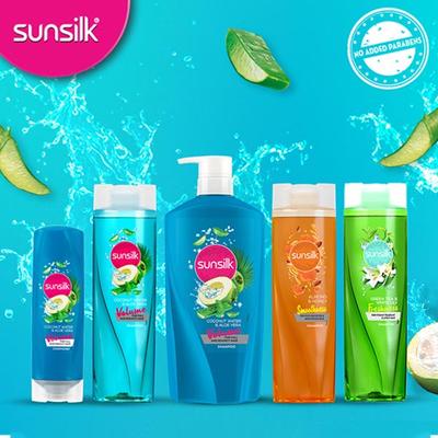 Sunsilk Coconut Water And Aloe Vera Volume Shampoo 700 ml - Shampoos