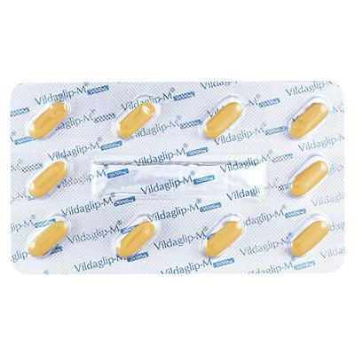 VILDAGLIP M 50/500mg Tablet 10's - Diabetes-Ant