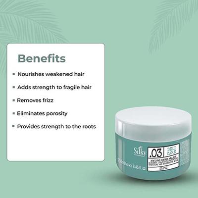Silky Technobasics .03 Deli Care Hydro Herb Mask Hydrating and Protective 1000 ml - Hair Masks & Packs