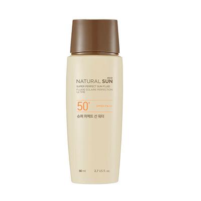 The Face Shop Natural Sun Eco Super Perfect Sun Fluid 50+ Pa+++ 80 Ml - Face Sunscreen