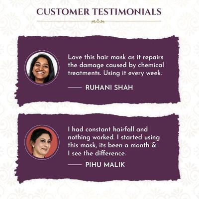 Khadi Essentials Hair Mask - Red Onion & Black Seed Oil 100 gm - Hair Masks & Packs